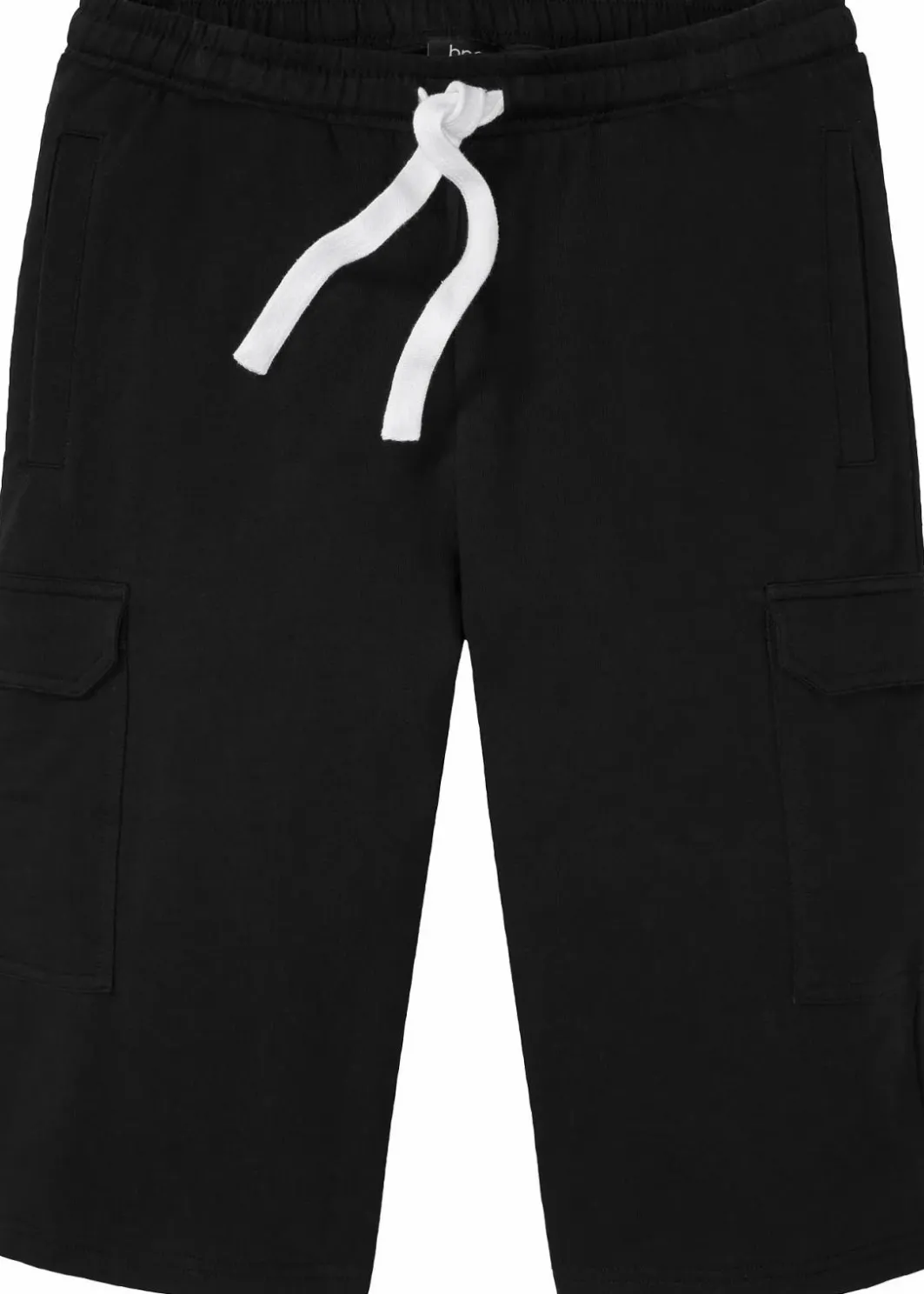 Herren bonprix Hosen|Sportbekleidung|Cargo-Sweatbermuda aus reiner Bio-Baumwolle