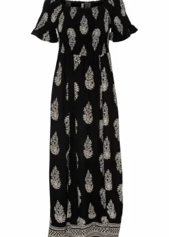 Discount Carmen-Kleid aus fließender Viskose Damen Bekleidung·Pullover & Strickjacken|Kleider