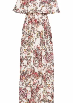 Damen bonprix Kleider|Carmen-Kleid aus fließender Viskose