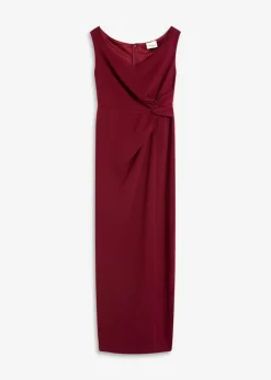 Damen bonprix Bekleidung·Pullover & Strickjacken|Festliche Mode|Carmen-Kleid aus strukturiertem Crepe