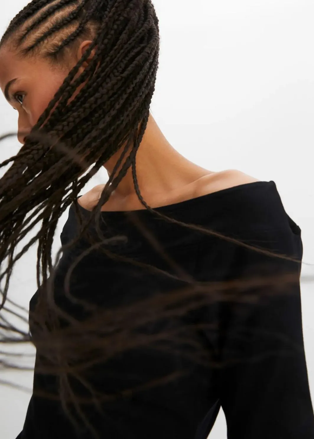 Damen bonprix Shirts & Tops|Nachhaltigere Materialien|Carmenshirt in Viskose-Mix