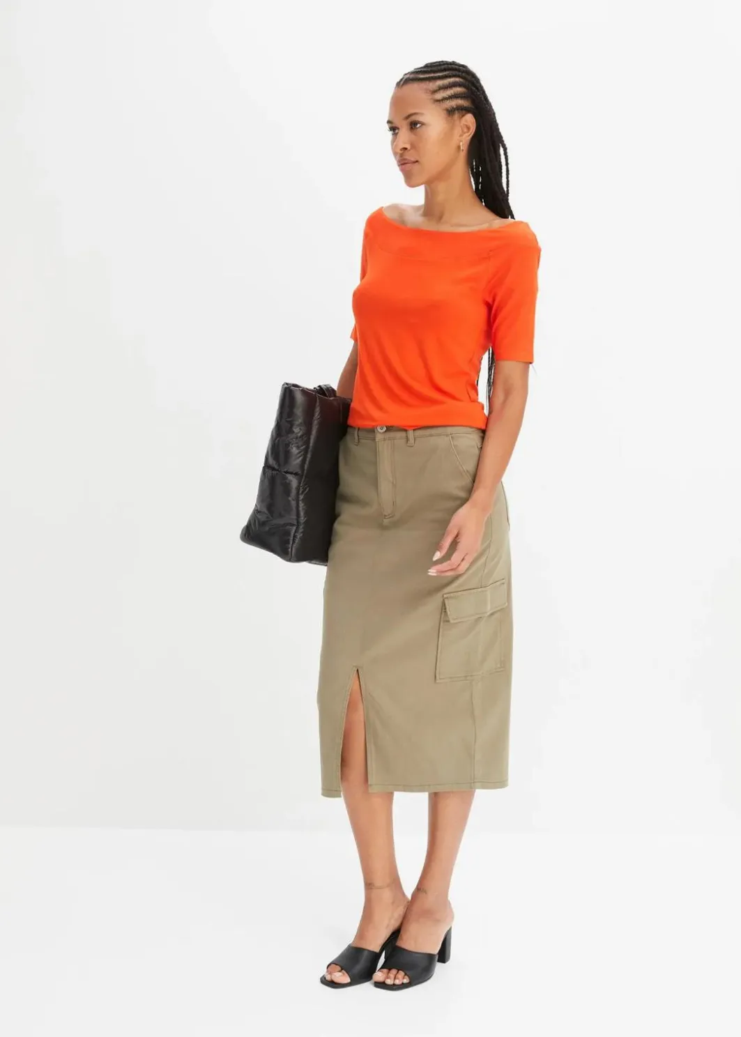Best Carmenshirt in Viskose-Mix Damen Nachhaltigere Materialien|Shirts & Tops