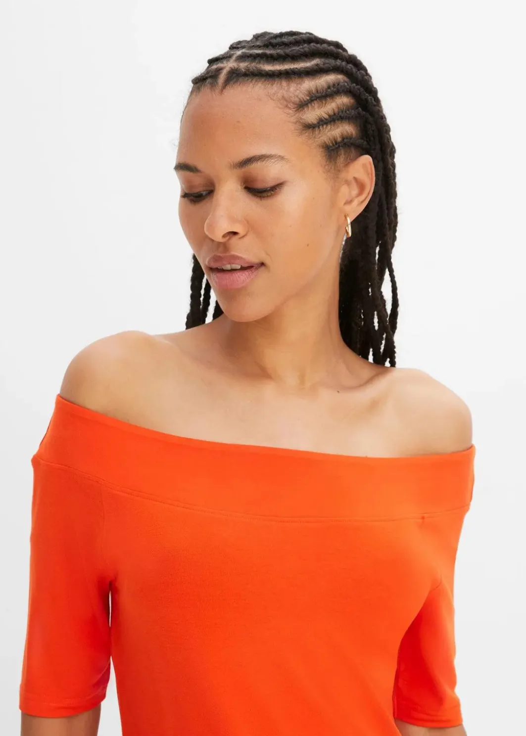 Best Carmenshirt in Viskose-Mix Damen Nachhaltigere Materialien|Shirts & Tops