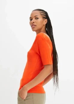 Best Carmenshirt in Viskose-Mix Damen Nachhaltigere Materialien|Shirts & Tops