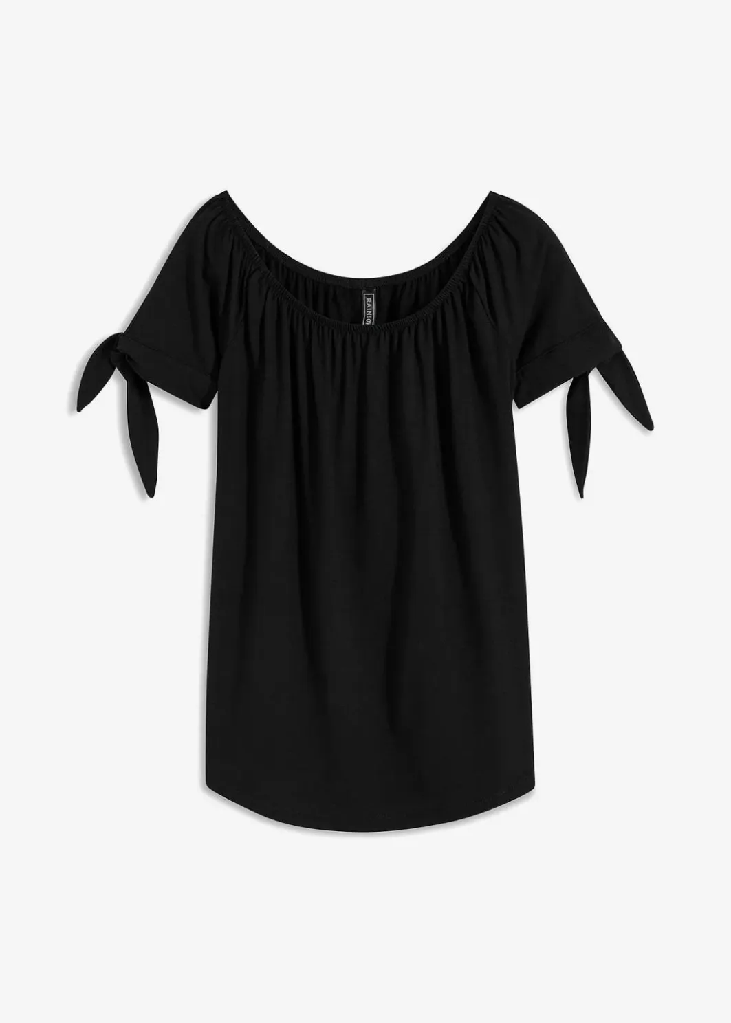 Best Carmenshirt mit Bindedetail Damen Shirts & Tops