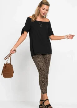 Best Carmenshirt mit Bindedetail Damen Shirts & Tops