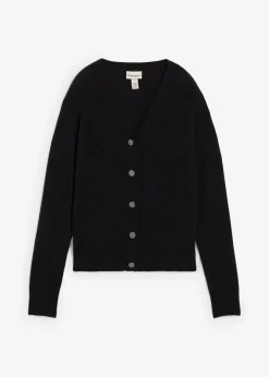 Hot Cashmerestrickjacke mit Good Cashmere Standard®-Anteil Damen Bekleidung·Umstandsmode|Pullover & Strickjacken