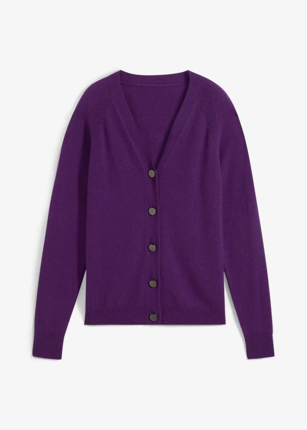Damen bonprix Pullover & Strickjacken|Strickmode|Cashmerestrickjacke mit Good Cashmere Standard®-Anteil