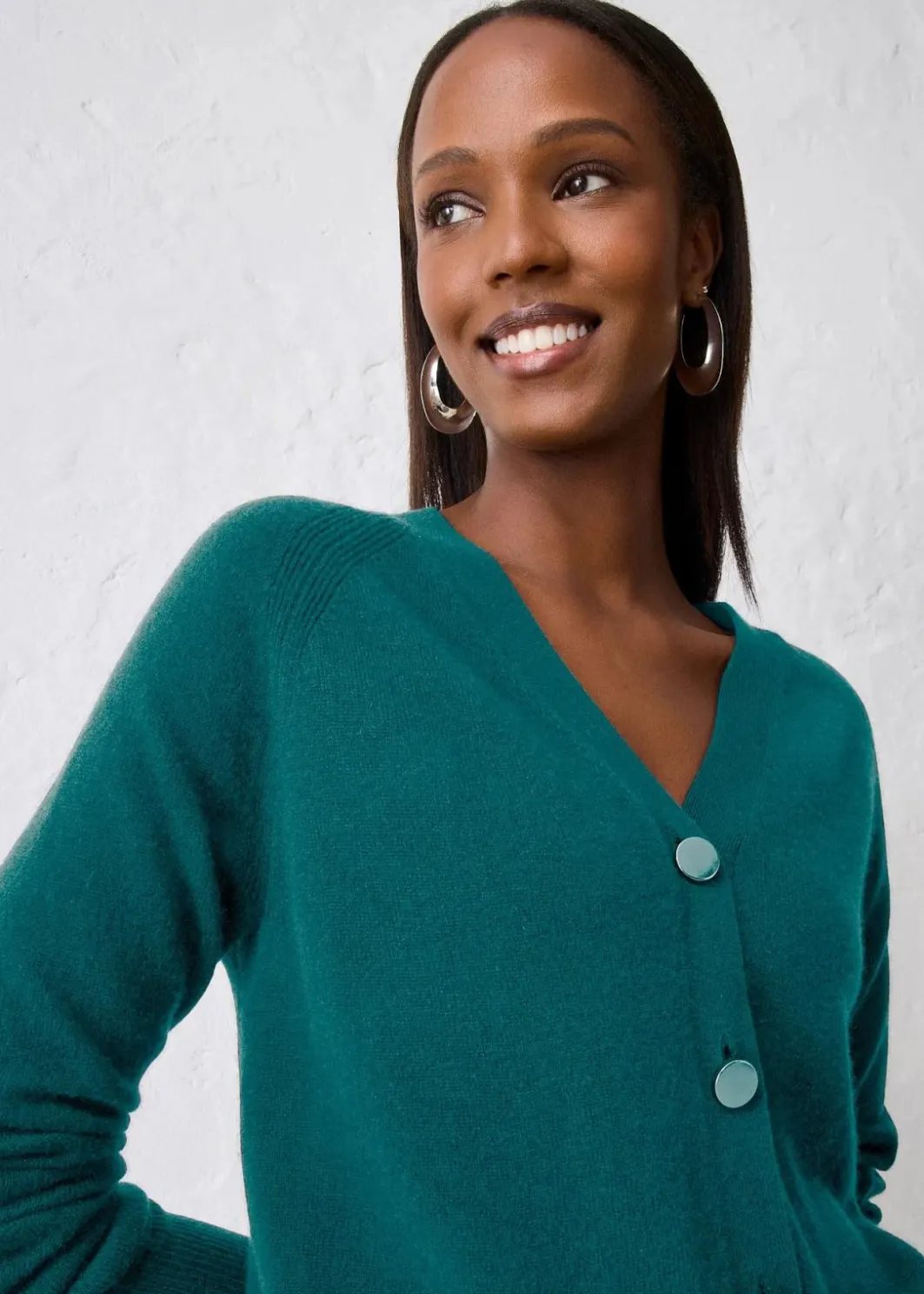 Discount Cashmerestrickjacke mit Good Cashmere Standard®-Anteil Damen Bekleidung·Umstandsmode|Pullover & Strickjacken