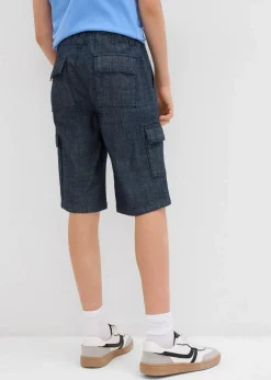 Sale Chambray-Cargo-Longshorts, Regular Fit Kinder Jungen 9-16 Jahre·Jeans|Jungen 9-16 Jahre·Shorts