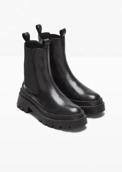 Chelsea-Boots aus Leder Damen Nachhaltigere Materialien|Boots