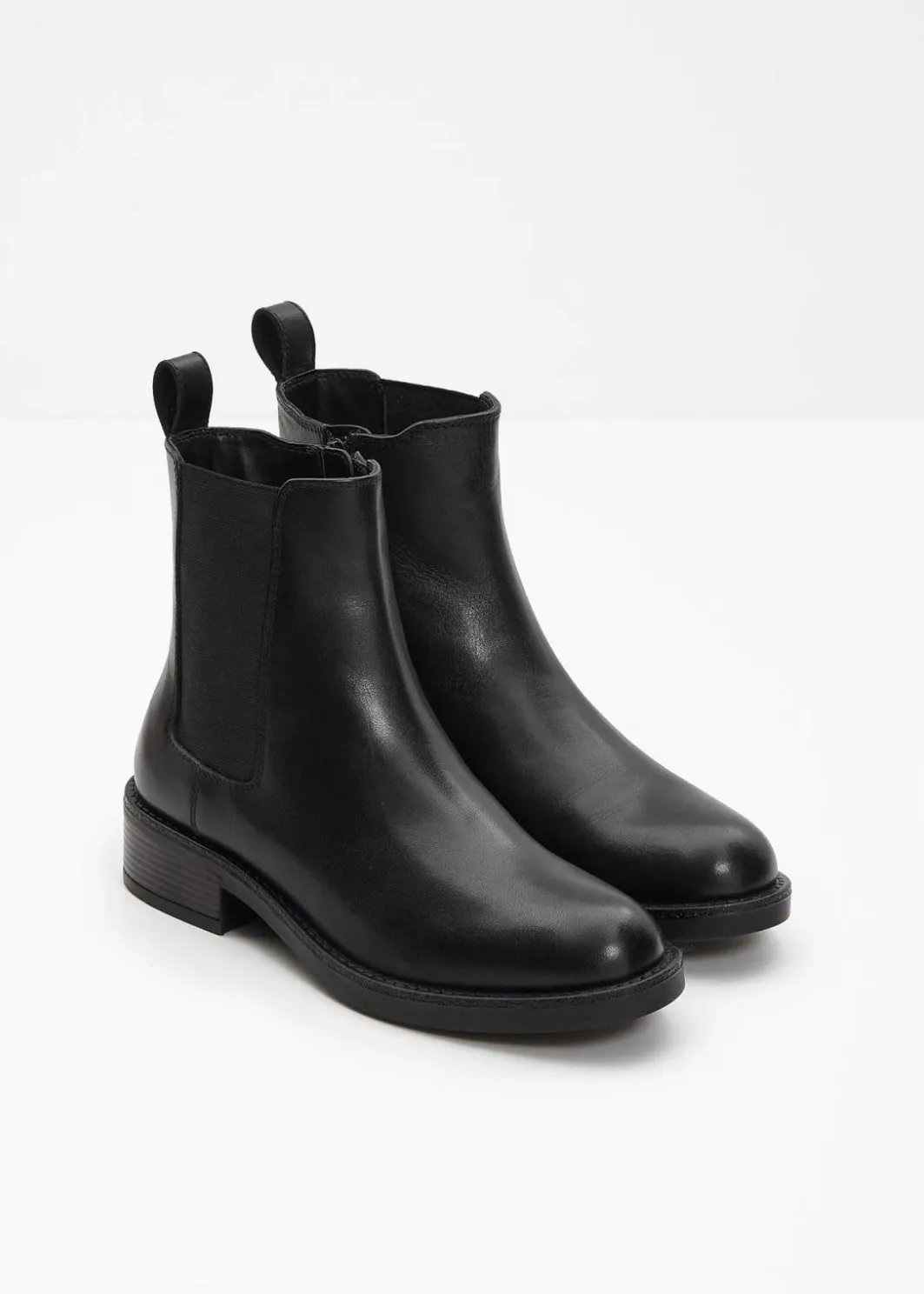 New Chelsea-Boots aus Leder Damen Stiefeletten|Boots