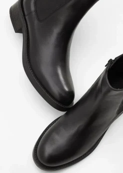 New Chelsea-Boots aus Leder Damen Stiefeletten|Boots