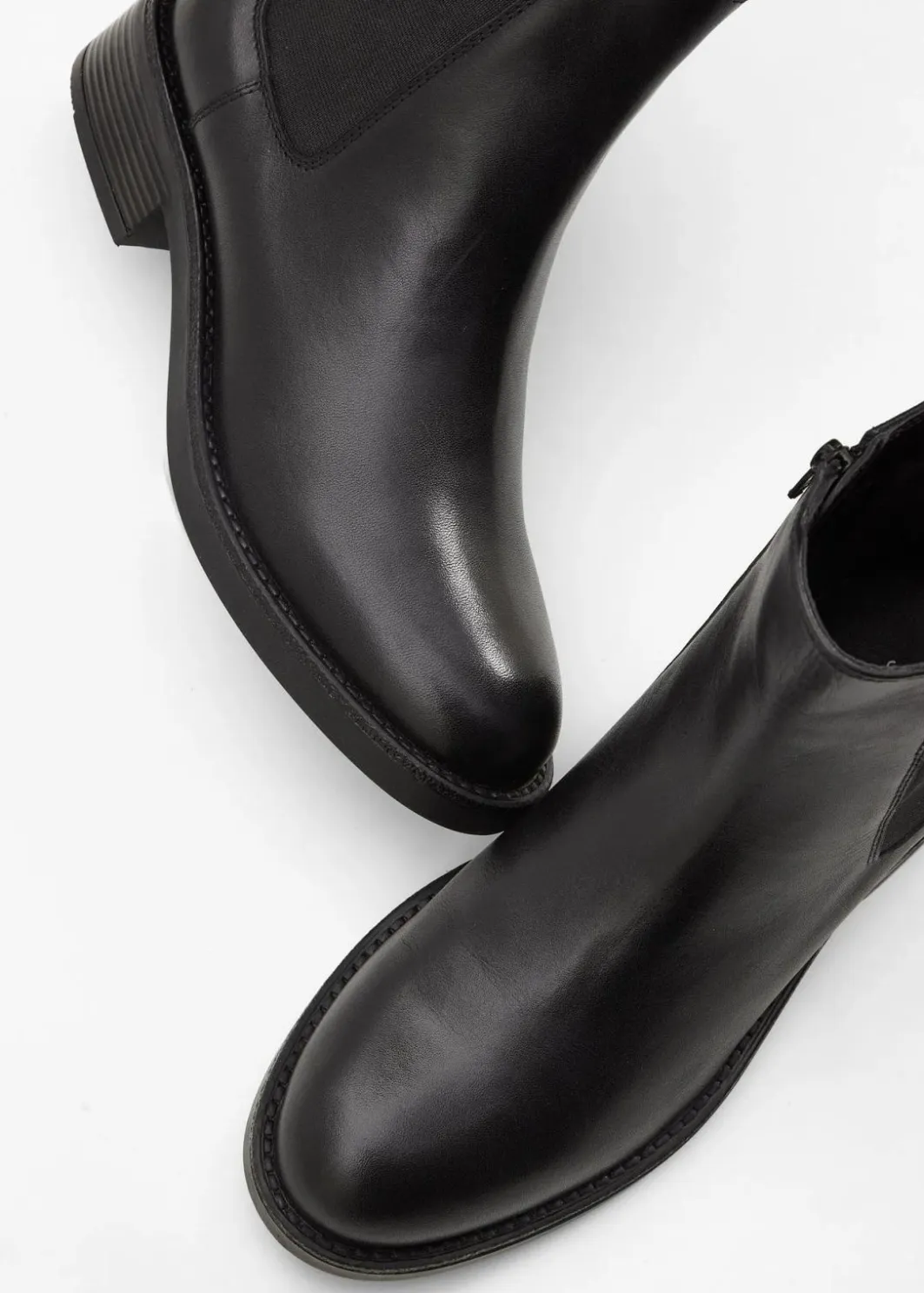 New Chelsea-Boots aus Leder Damen Stiefeletten|Boots