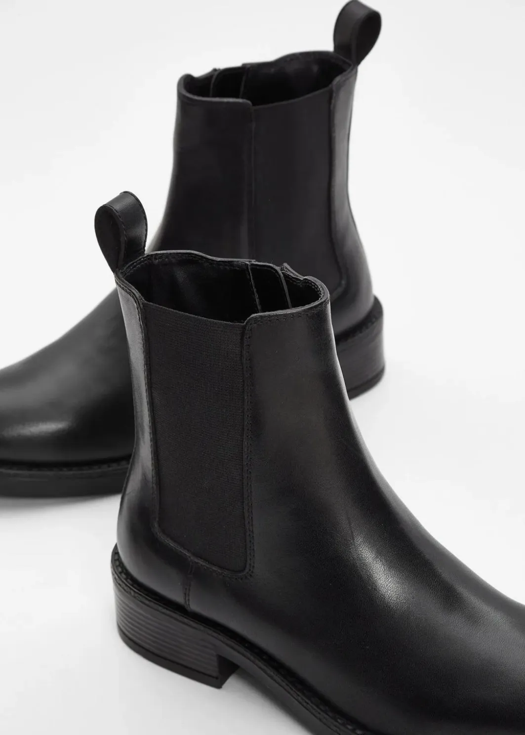 New Chelsea-Boots aus Leder Damen Stiefeletten|Boots