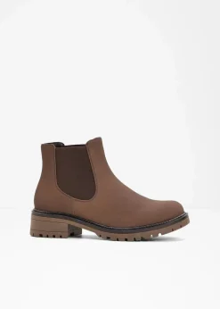 Chelsea-Boots mit Profilsohle Damen Stiefeletten|Boots