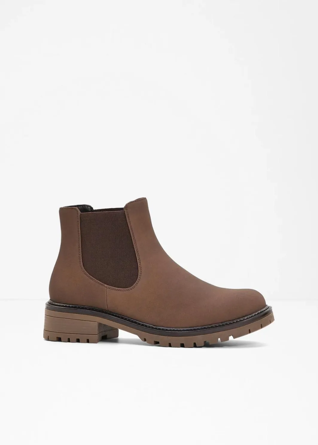 Chelsea-Boots mit Profilsohle Damen Stiefeletten|Boots