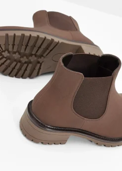 Chelsea-Boots mit Profilsohle Damen Stiefeletten|Boots