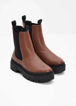 Clearance Chelsea-Boots mit Profilsohle Damen Schuhe & Accessoires In Spezialgrößen·Schuhe In Übergröße|Schuhe & Accessoires In Spezialgrößen·Elastischer Schaft