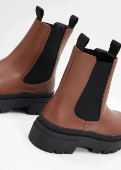 Clearance Chelsea-Boots mit Profilsohle Damen Schuhe & Accessoires In Spezialgrößen·Schuhe In Übergröße|Schuhe & Accessoires In Spezialgrößen·Elastischer Schaft