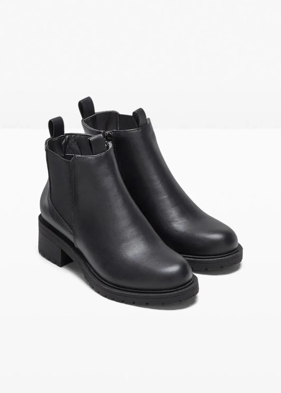 Damen bonprix Stiefeletten|Boots|Chelsea-Boots mit Profilsohle