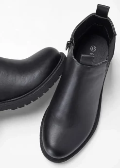 Damen bonprix Stiefeletten|Boots|Chelsea-Boots mit Profilsohle