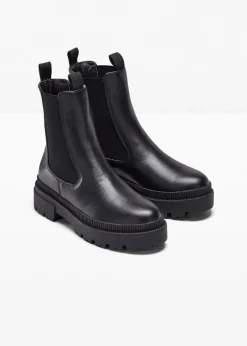 Best Chelsea-Boots mit Profilsohle Damen Stiefeletten|Boots