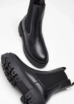Best Chelsea-Boots mit Profilsohle Damen Stiefeletten|Boots