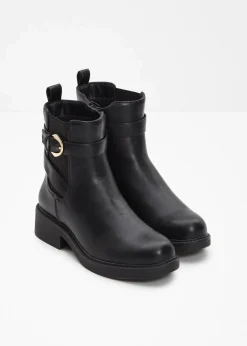New Chelsea-Boots mit Schnalle Damen Stiefeletten|Boots