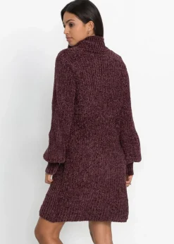 Damen bonprix Bekleidung·Umstandsmode|Bekleidung·Pullover & Strickjacken|Chenille Strickkleid aus recyceltem Polyester