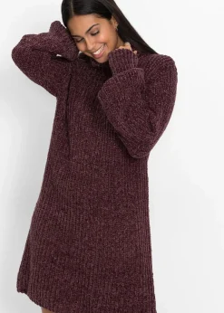 Damen bonprix Bekleidung·Umstandsmode|Bekleidung·Pullover & Strickjacken|Chenille Strickkleid aus recyceltem Polyester