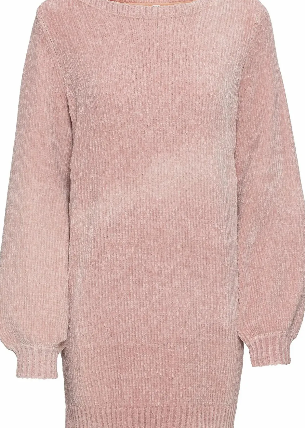 Damen bonprix Pullover & Strickjacken|Nachhaltigere Materialien|Chenille-Longpullover