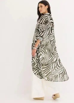 Damen bonprix Blusen & Tuniken|Chiffon- Longbluse