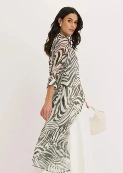 Damen bonprix Blusen & Tuniken|Chiffon- Longbluse