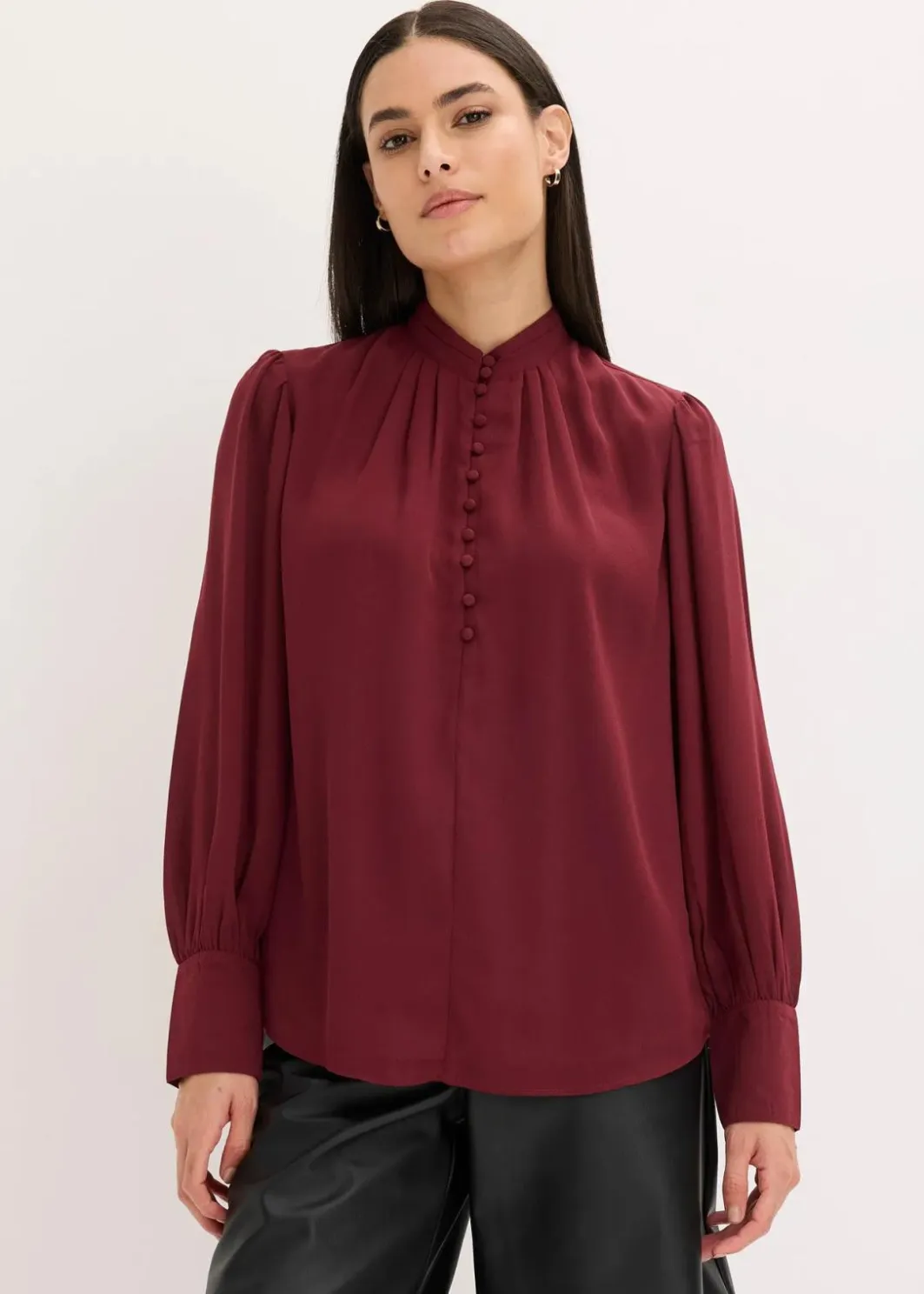 Damen bonprix Blusen & Tuniken|Bekleidung·Jacken & Mäntel|Chiffon Tunikabluse