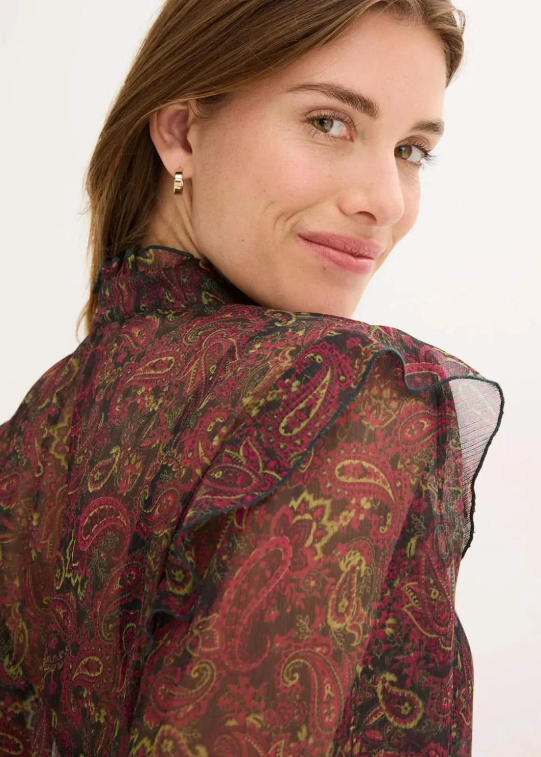 Damen bonprix Bekleidung·Jacken & Mäntel|Blusen & Tuniken|Chiffonbluse