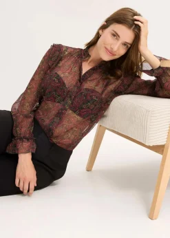 Damen bonprix Bekleidung·Jacken & Mäntel|Blusen & Tuniken|Chiffonbluse