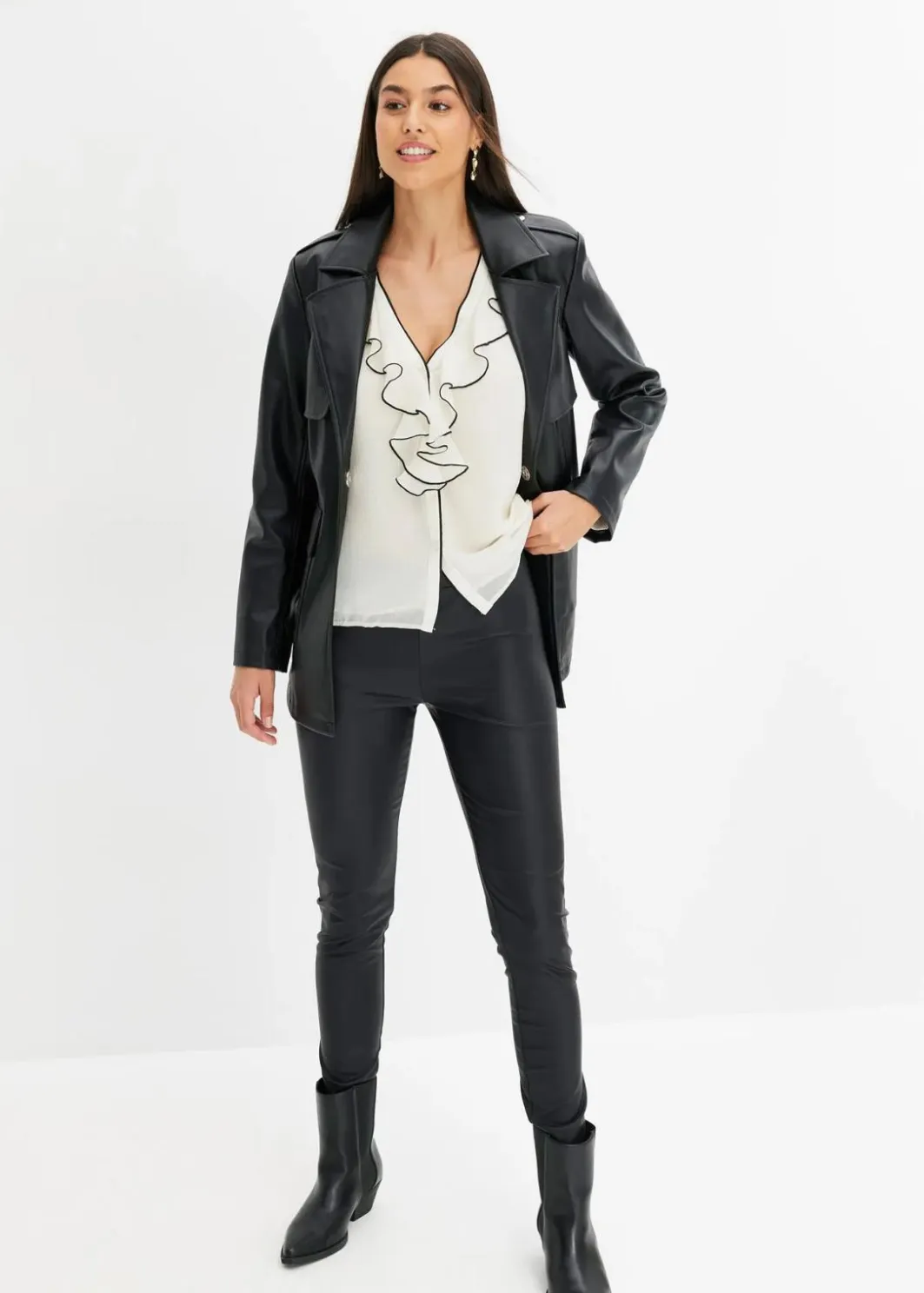 Damen bonprix Bekleidung·Jacken & Mäntel|Blusen & Tuniken|Chiffonbluse