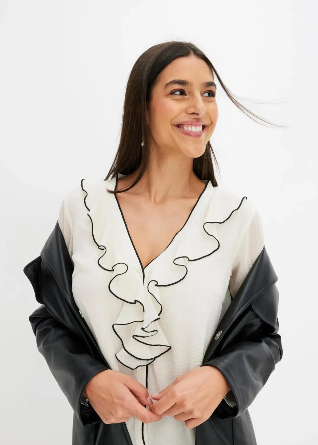 Damen bonprix Bekleidung·Jacken & Mäntel|Blusen & Tuniken|Chiffonbluse