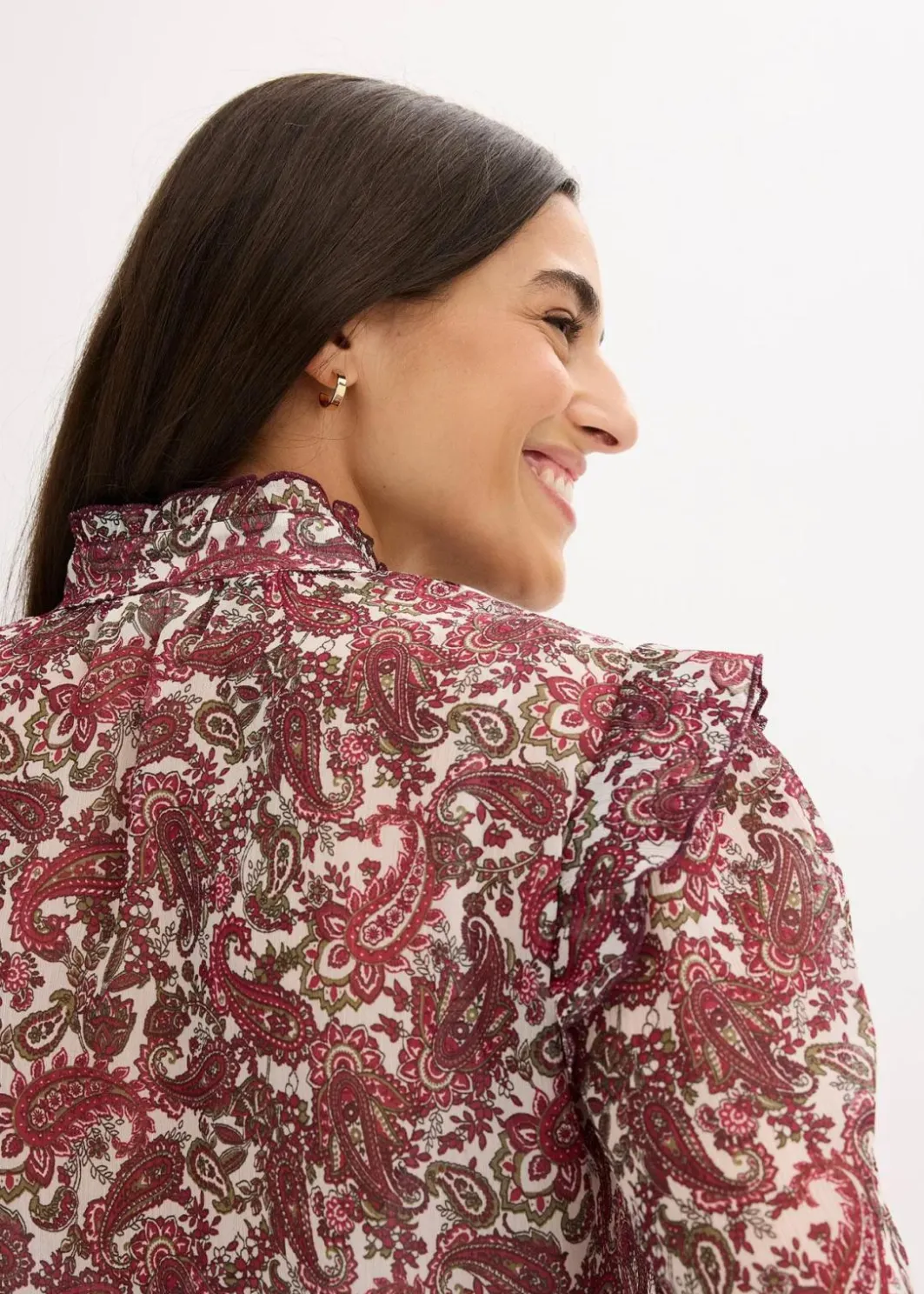 Clearance Chiffonbluse Damen Blusen & Tuniken|Bekleidung·Jacken & Mäntel