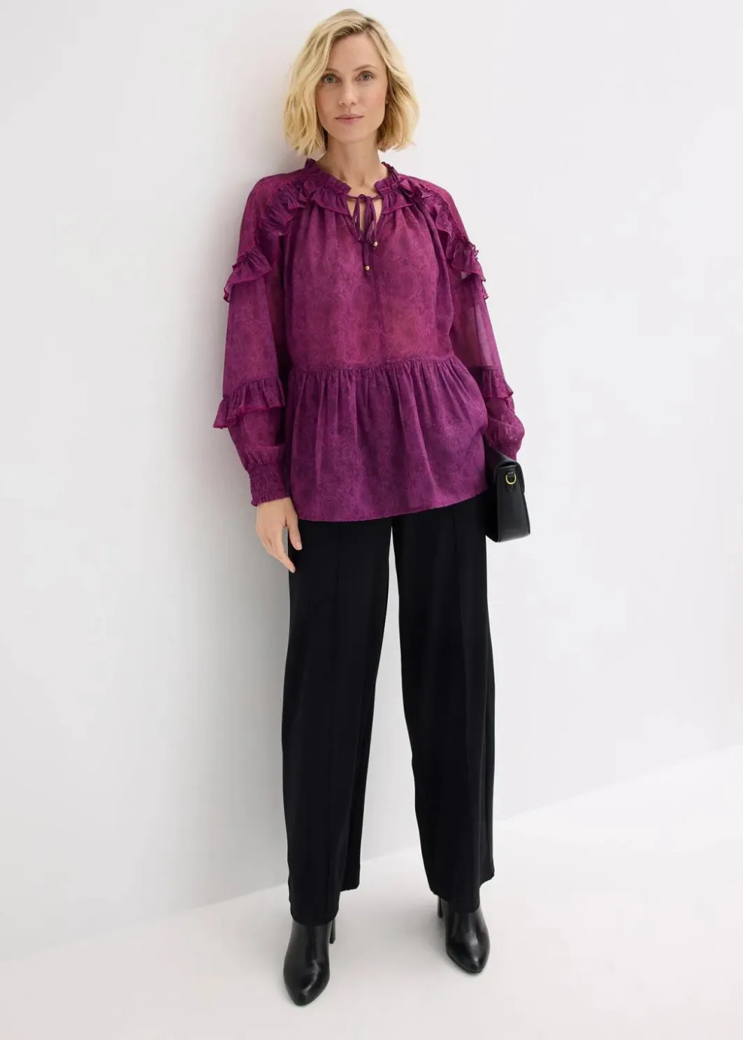 Damen bonprix Bekleidung·Jacken & Mäntel|Blusen & Tuniken|Chiffonbluse