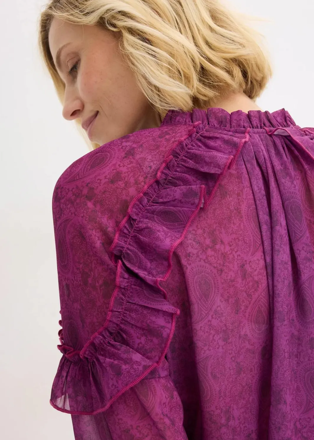 Damen bonprix Bekleidung·Jacken & Mäntel|Blusen & Tuniken|Chiffonbluse
