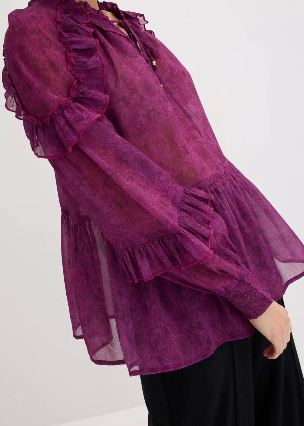 Damen bonprix Bekleidung·Jacken & Mäntel|Blusen & Tuniken|Chiffonbluse