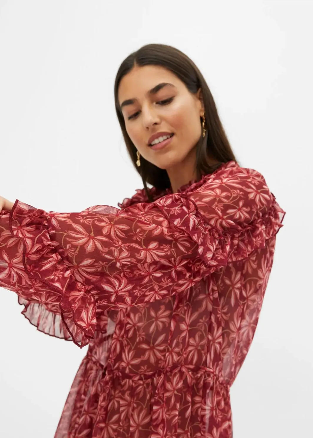 Damen bonprix Bekleidung·Jacken & Mäntel|Blusen & Tuniken|Chiffonbluse