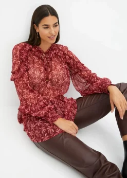 Damen bonprix Bekleidung·Jacken & Mäntel|Blusen & Tuniken|Chiffonbluse