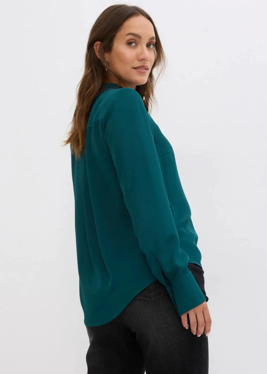 Clearance Chiffonbluse in A-Linie Damen Bekleidung·Jacken & Mäntel|Blusen & Tuniken