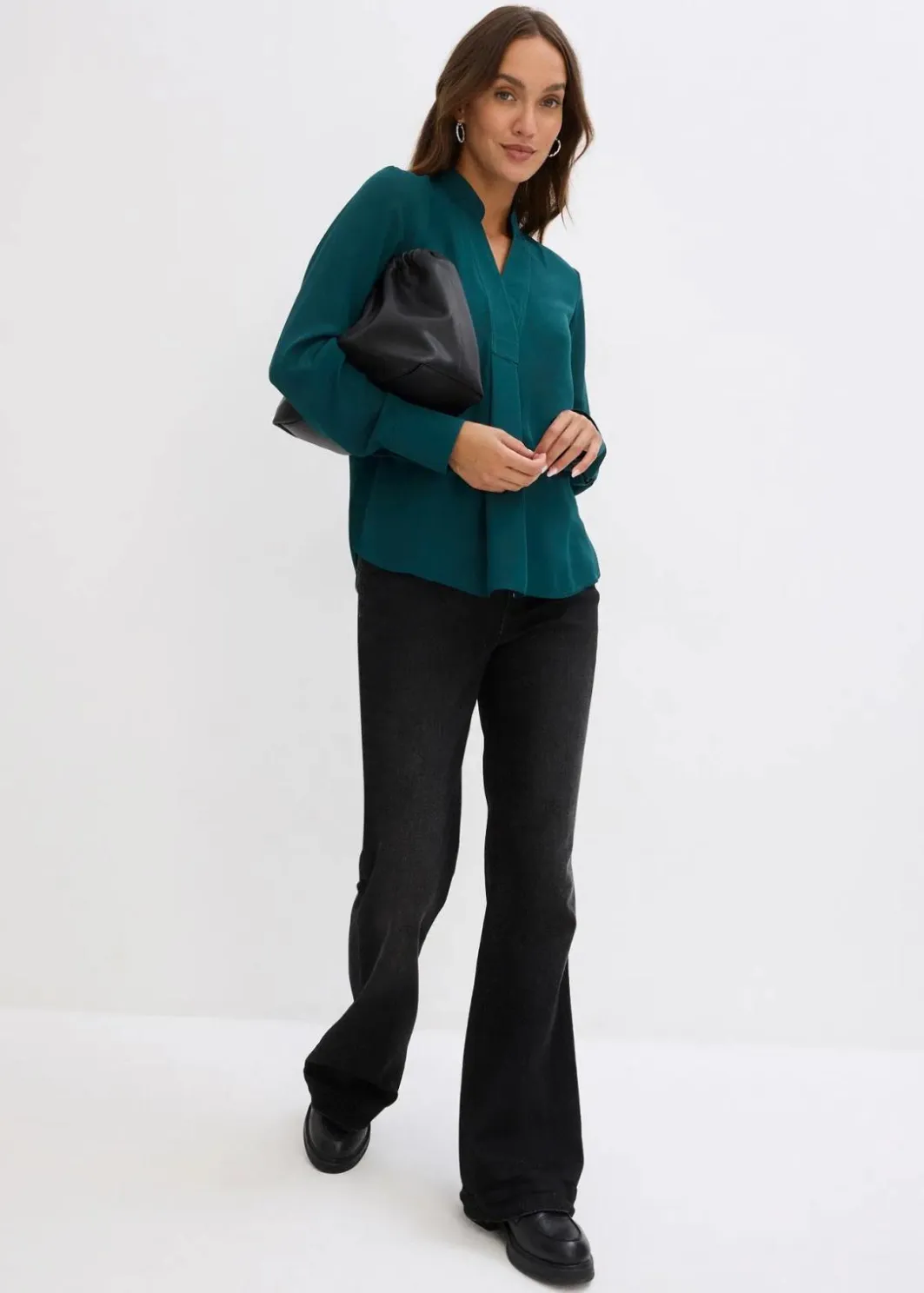 Clearance Chiffonbluse in A-Linie Damen Bekleidung·Jacken & Mäntel|Blusen & Tuniken