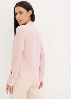 Online Chiffonbluse mit abnehmbarer Schluppe Damen Bekleidung·Jacken & Mäntel|Blusen & Tuniken