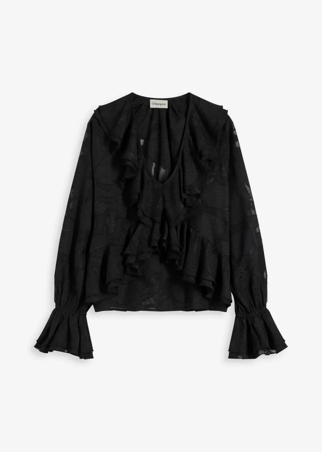 Hot Chiffonbluse mit leichter Transparenz Damen Bekleidung·Jacken & Mäntel|Blusen & Tuniken