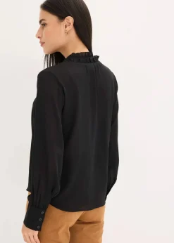 Damen bonprix Bekleidung·Jacken & Mäntel|Blusen & Tuniken|Chiffonbluse mit Rüschen